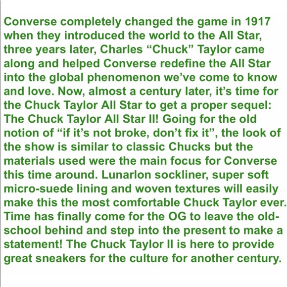 NWT Converse II CTAS Luneron Hi Blk Volt Sneaker - Picture 8 of 8